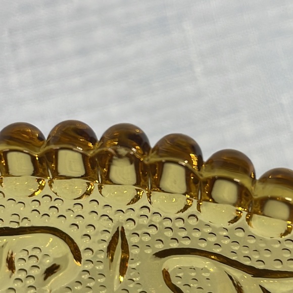 BROCKWAY 9" amber glass serving bowl and 5” bowl Concord - Picture 7 of 7